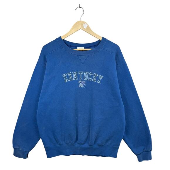 Vintage Tultex University Of Kentucky NCAA Sweatshirt Crewneck Large - Picture 1 of 7